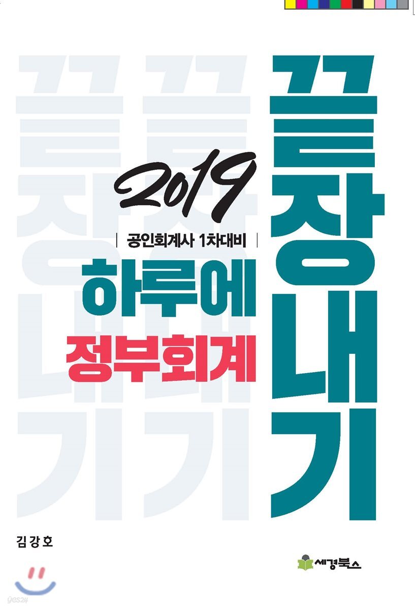 2019 하루에 끝장내기 정부회계