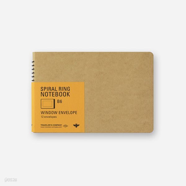 SPIRAL RING NOTEBOOK (B6) Window Envelop