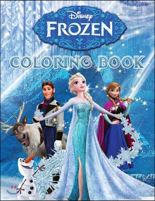 Frozen Coloring Book: This Amazing Coloring Book Will Make Your Kids Happier and Give Them Joy(ages 3-7)