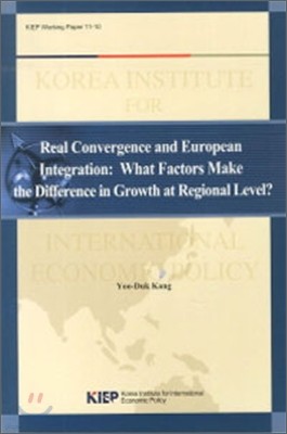 Real Convergence and European Integration