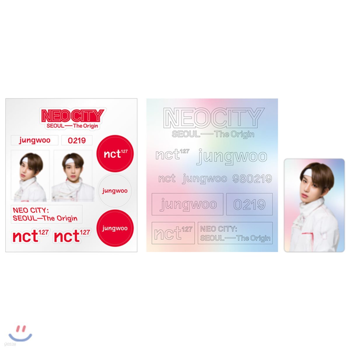 NCT 127 [NEO CITY : SEOUL - The Origin]- 응원봉 데코스티커 [정우]