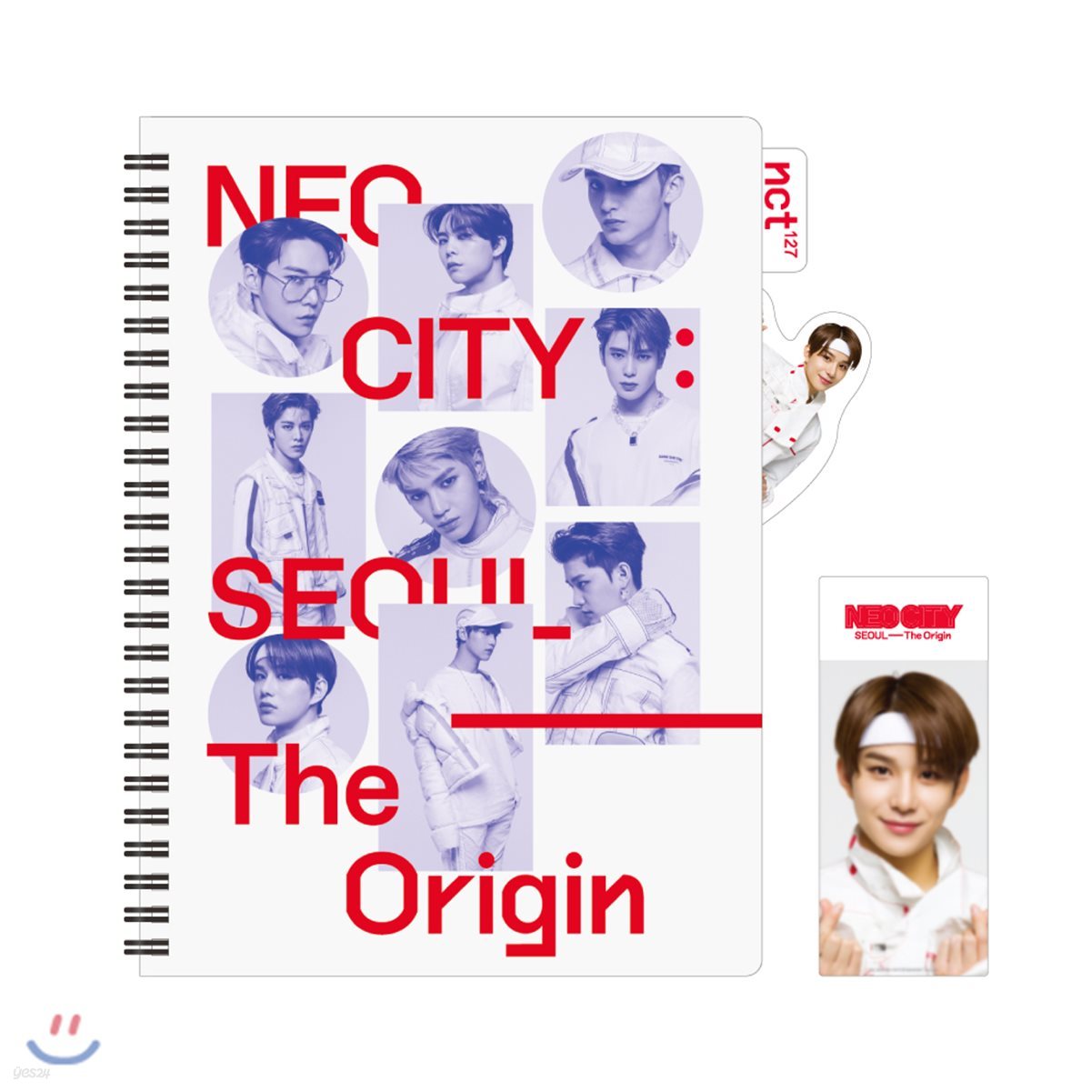 NCT 127 [NEO CITY : SEOUL - The Origin]- 인덱스노트+북마크 [정우]