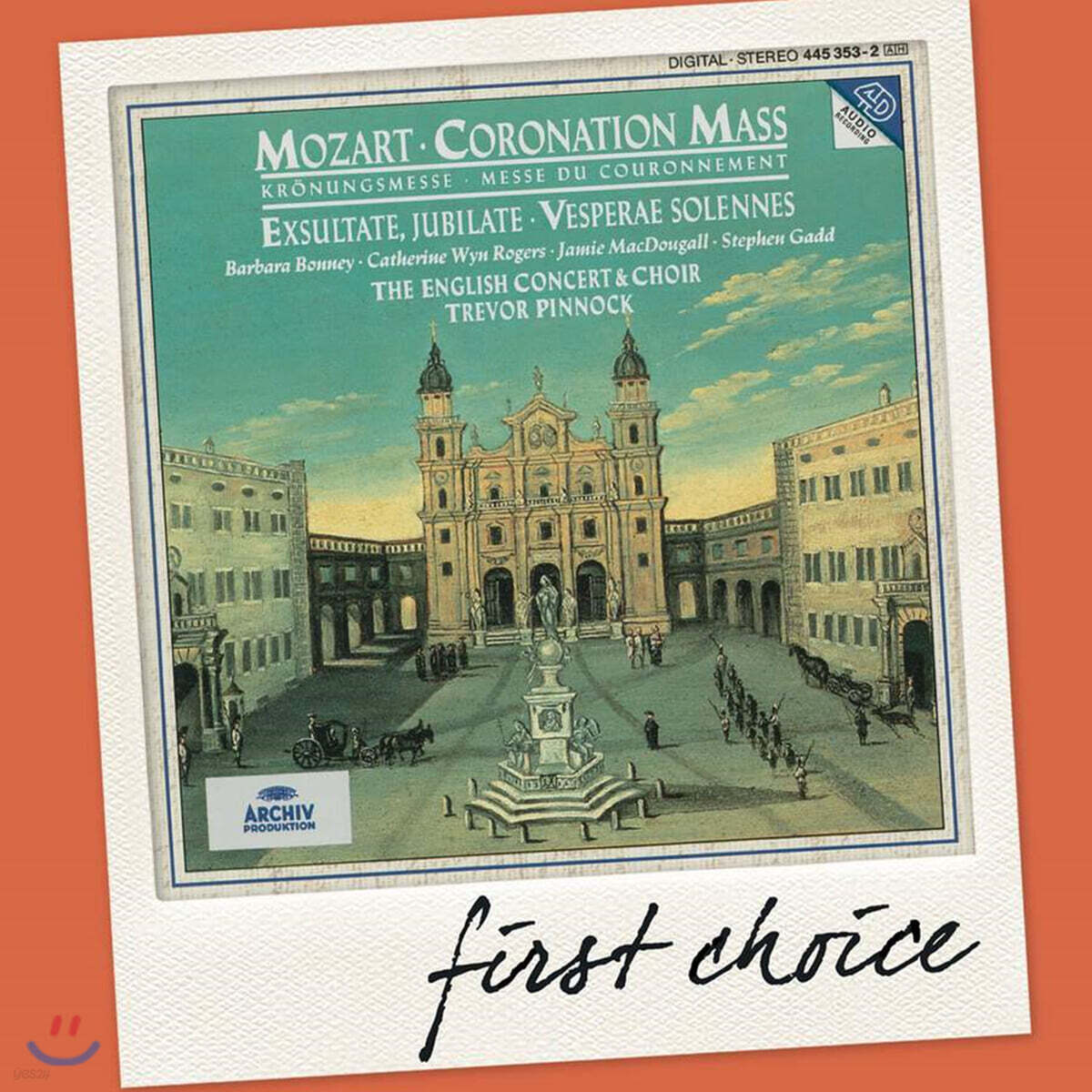 Trevor Pinnock 모차르트: 대관식 미사 (Mozart: Coronation Mass, Vesperae Solennes)