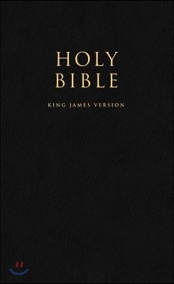 The HOLY BIBLE: King James Version (KJV) Popular Gift & Award Black Leatherette Edition