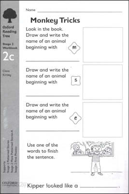 Oxford Reading Tree: Level 2: Workbooks: Workbook 2C (Pack of 6) - 예스24