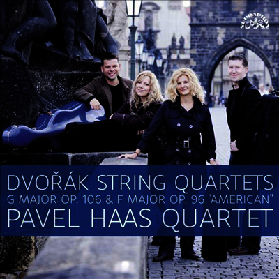 Pavel Haas Quartet — 드보르작: 현악 사중주 12 '아메리카' & 13번 (Dvorak: String Quartets Nos.12 'American' & 13) - Pavel Haas Quartet 앨범 커버