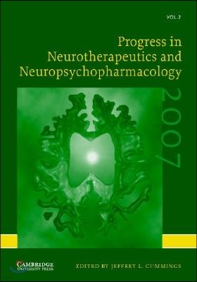 Progress in Neurotherapeutics and Neuropsychopharmacology: Volume 2, 2007