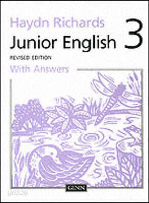 Haydn Richards : Junior English :Pupil Book 3 With Answers -1997 Edition
