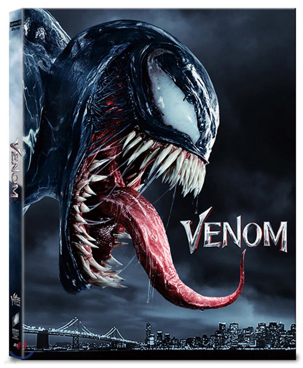 베놈 : 렌티큘러 오링케이스 스틸북 한정판 (4K UHD+2D+보너스BD) : 블루레이
