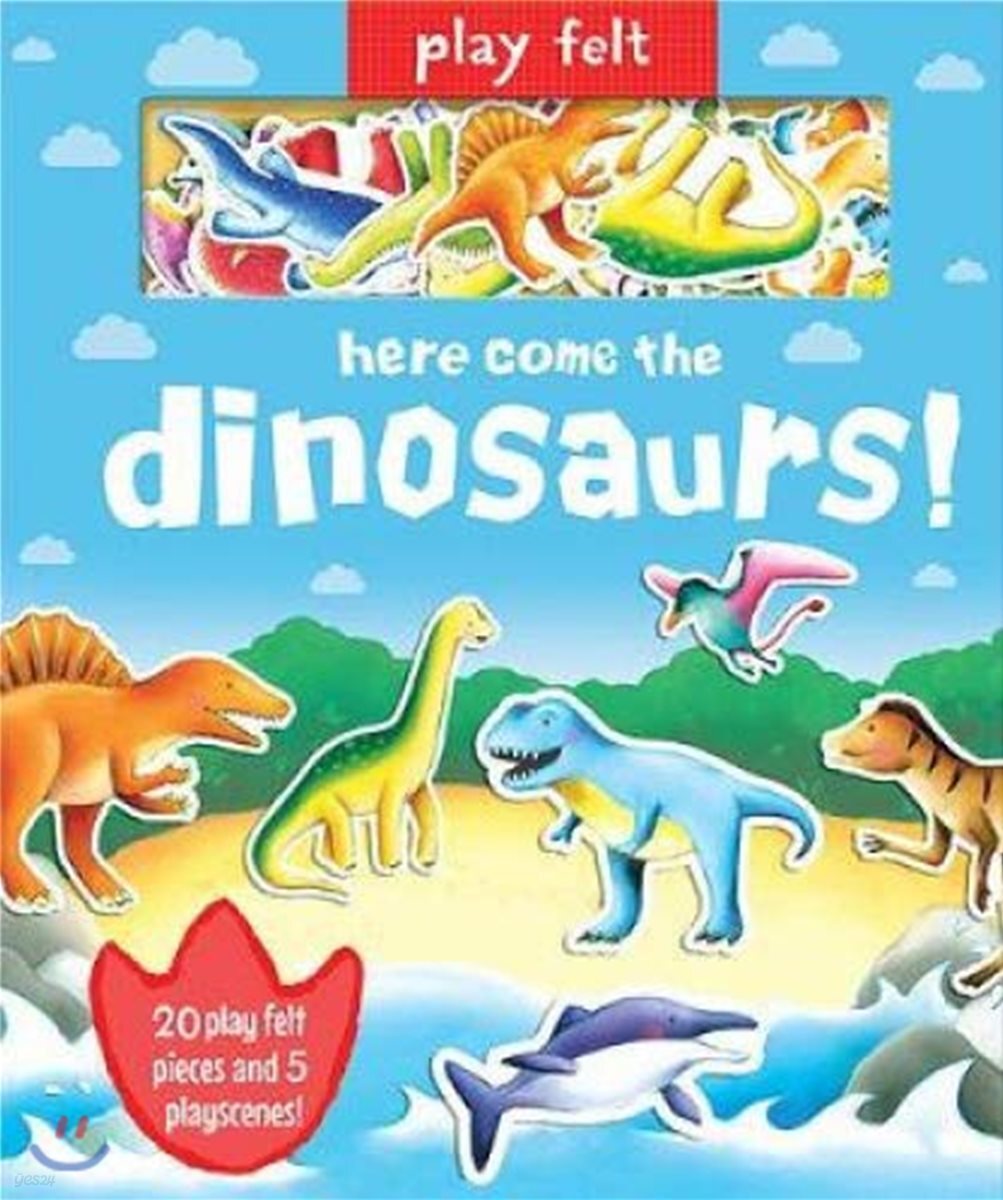 Play Felt Here Come the Dinosaurs - Activity Book