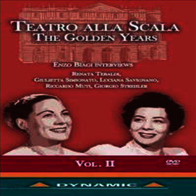 테아트로 알라 스칼라의 황금시대 2집 (Teatro alla Scala - The Golden Years Vol.2) (DVD) (2015)(한글무자막)(DVD) - 여러 아티스트