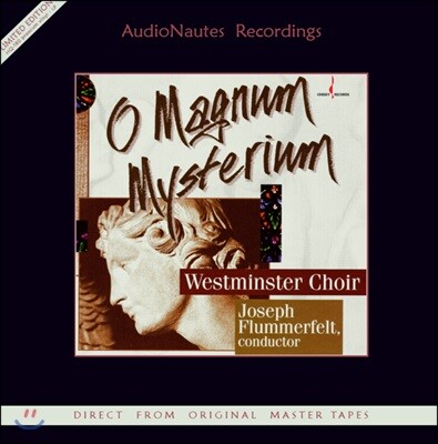 Westminster Choir — Westminster Choir 웨스트민스터 합창단 성가곡 모음집 (O Magnum Mysterium) 앨범 커버