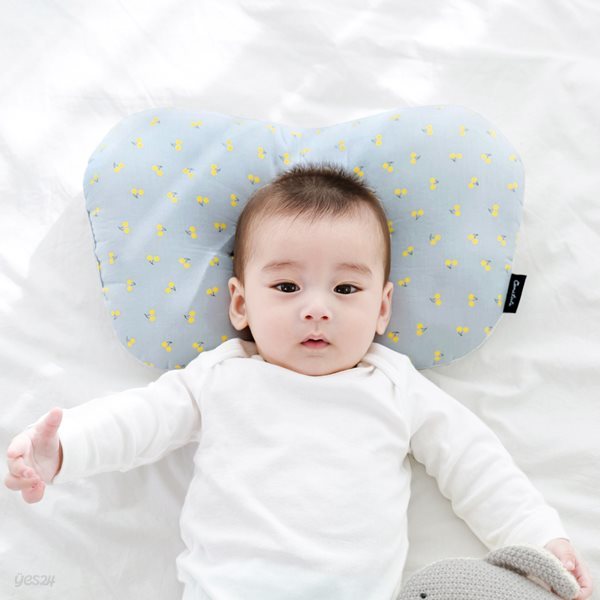 코니테일 아기 짱구베개 - 블루체리(유아 신생아베개)