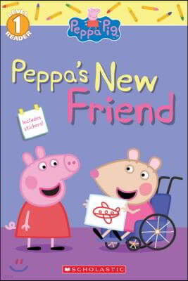 Peppa's New Friend (Peppa Pig Level 1 Reader with Stickers)