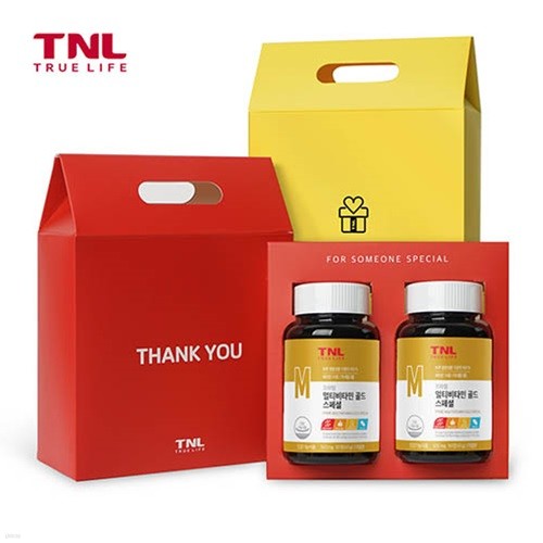 TNL뉴트리션 멀티비타민 골드(병) 2개입 선물세트