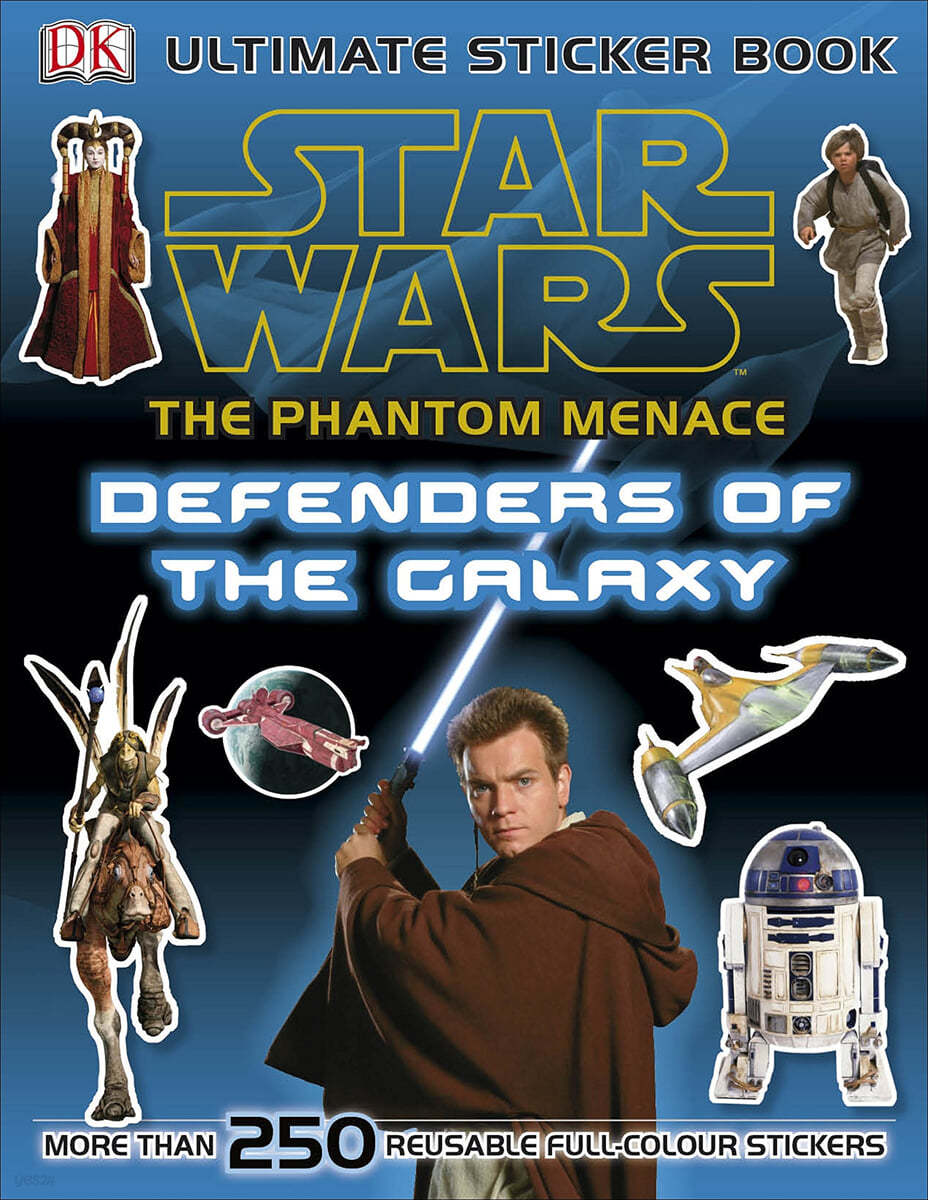 [스크래치 특가]Star Wars the Phantom Menace Ultimate Sticker Book Defenders  of the Galaxy