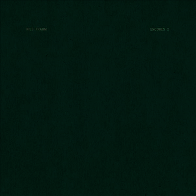 Nils Frahm — Encores 2 (EP) 앨범 커버