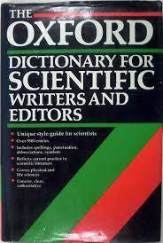 The Oxford Dictionary for Scientific Writers and Editors (Hardcover) 