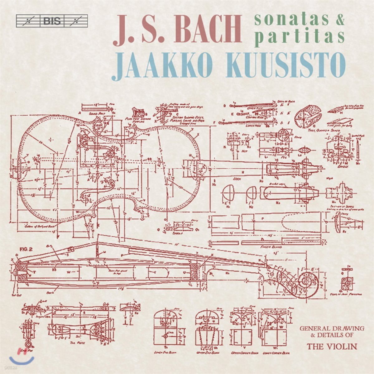 Jaakko Kuusisto 바흐: 무반주 바이올린 소나타와 파르티타 (Bach: Sonatas and Partitas For Solo Violin, BWV1001-1006)