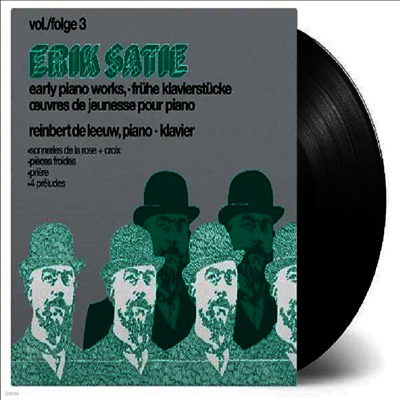 Reinbert de Leeuw — 사티: 초기 피아노 작품 3집 (Satie: Early Piano Works Vol.3) - Reinbert de Leeuw 앨범 커버