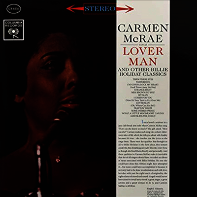 Carmen McRae — Lover Man & Other Billie Holiday Classics (Remastered) 앨범 커버