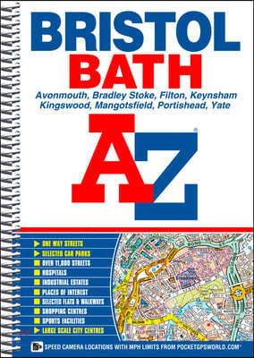 The Bristol and Bath A-Z Street Atlas (spiral)