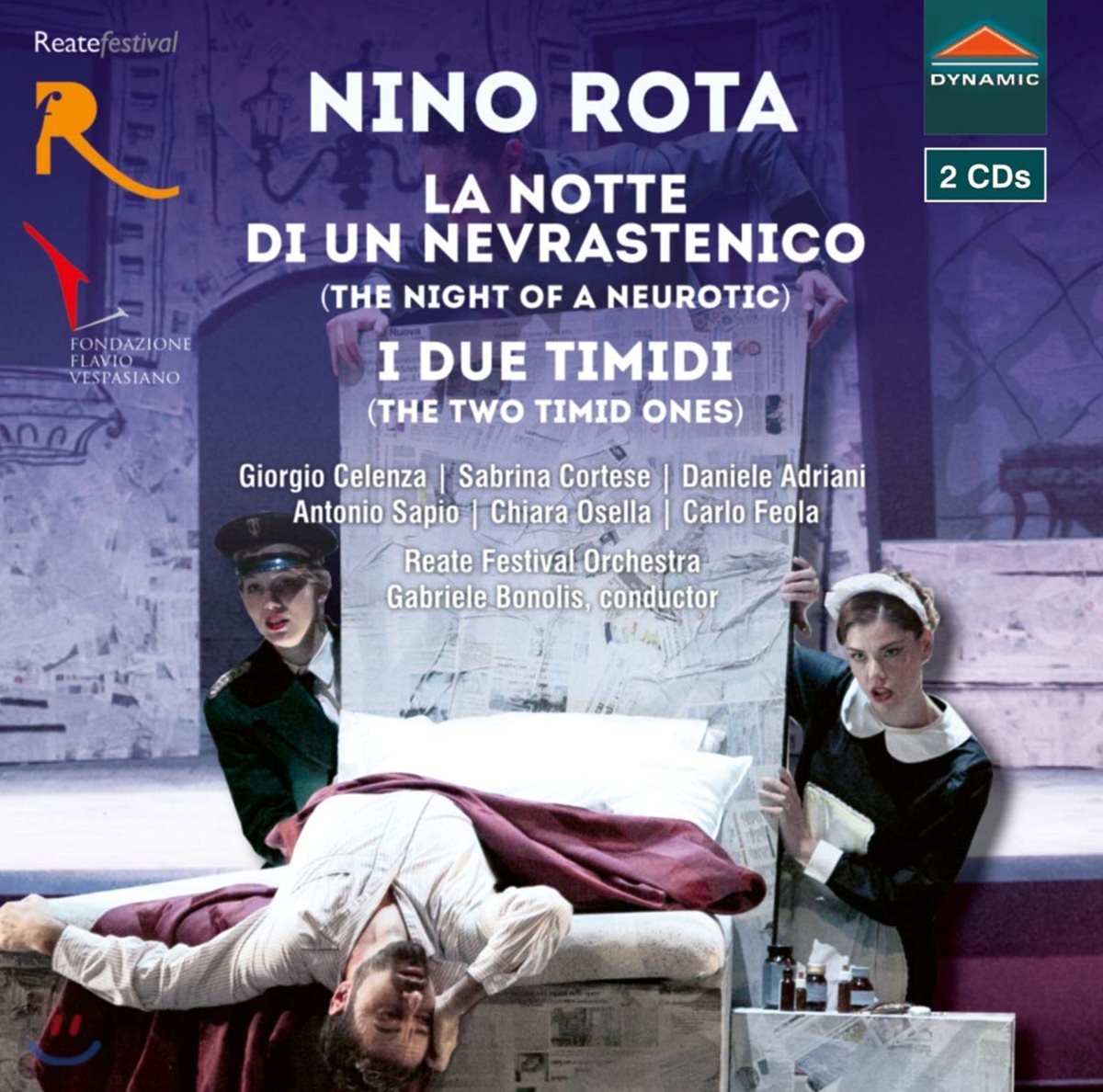 Gabriele Bonolis 니노 로타: 오페라 &#39;신경쇠약 환자의 밤&#39;, &#39;두 명의 소심한 사람&#39; 