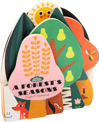 Bookscape Board Books: A Forest's Seasons: (Colorful Children's Shaped Board Book, Forest Landscape Toddler Book)