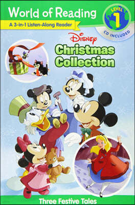 World of Reading Level 1 : 3-in-1 Listen-Along Reader : Disney Christmas Collection