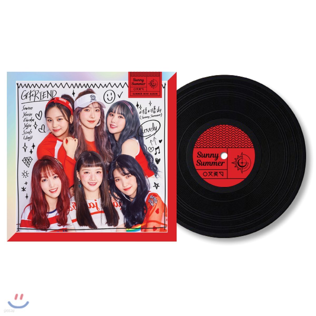 여자친구 OFFICIAL GOODS - 코스터 [여름여름해]