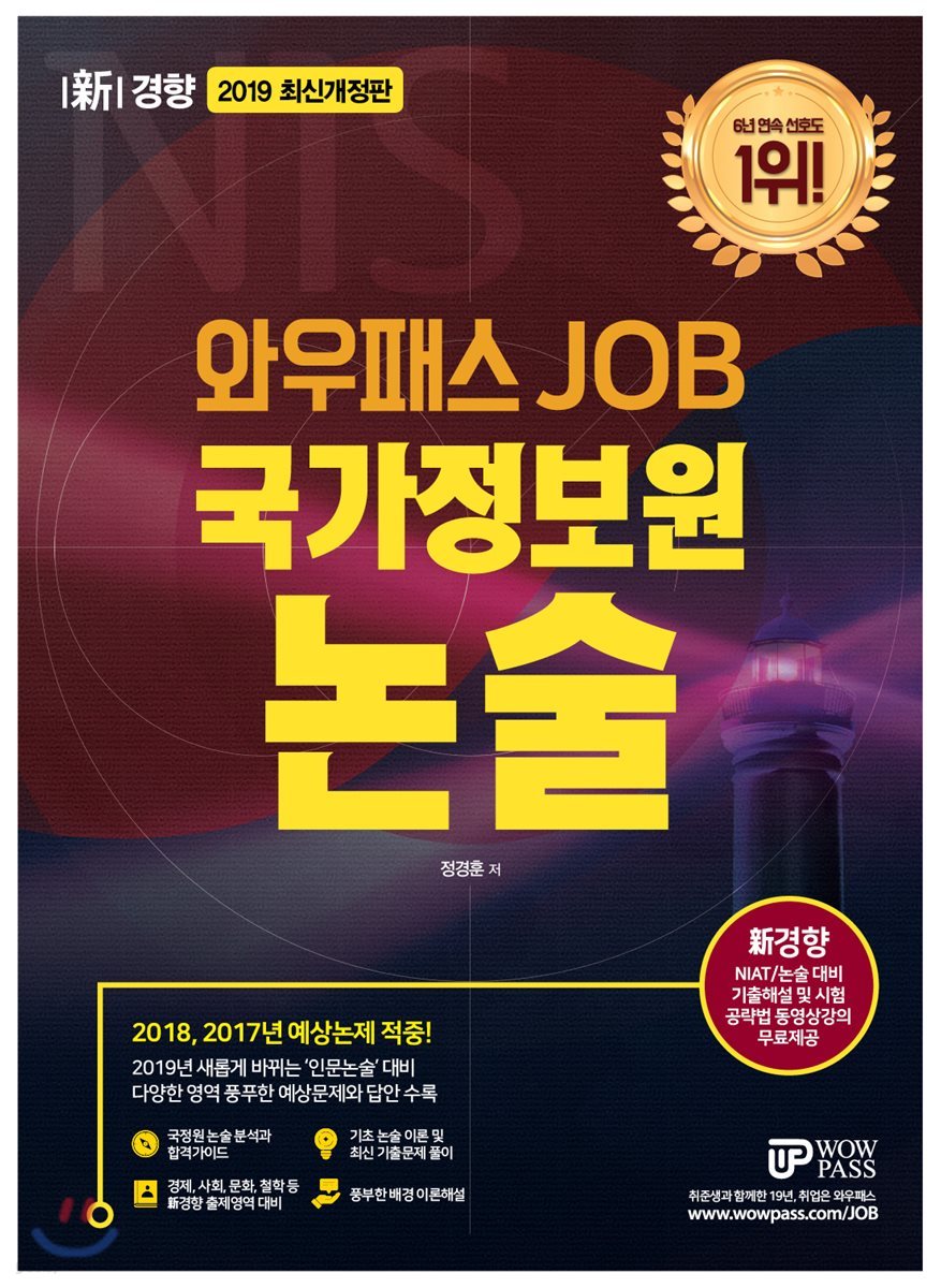 2019 와우패스JOB 국가정보원 논술