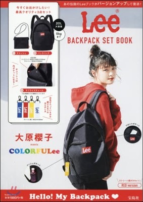 Lee BACKPACK SET BOOK RED version