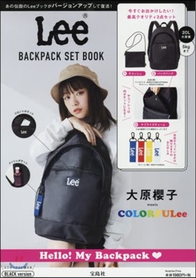 Lee BACKPACK SET BOOK BLACK version