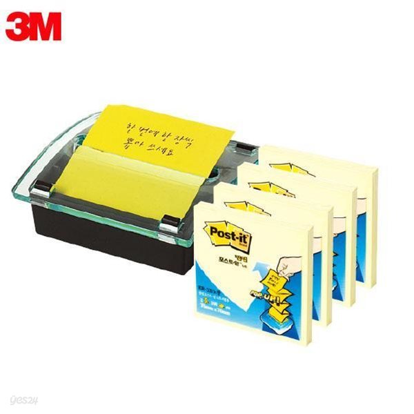 3M 포스트잇 크리스탈 DS-330 팝업 디스펜서