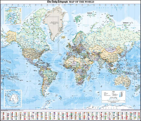 The Daily Telegraph Wall Map of the World