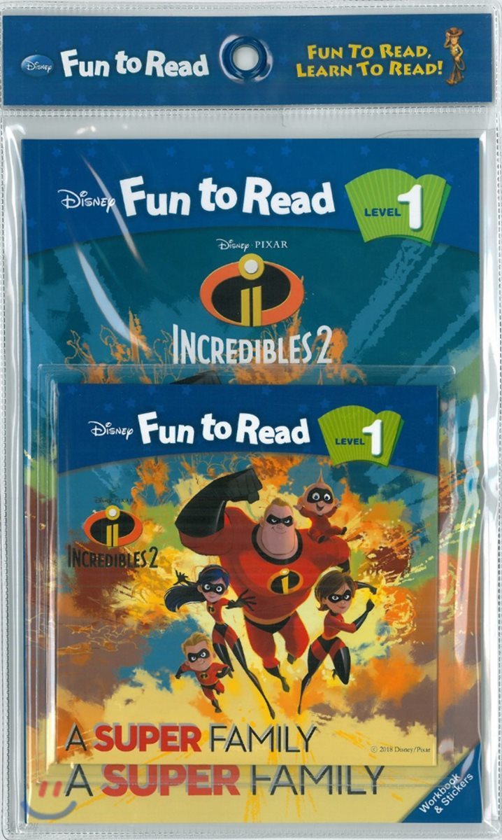 Disney Fun to Read SET 1-31 : A Super Family (인크레더블 2) 
