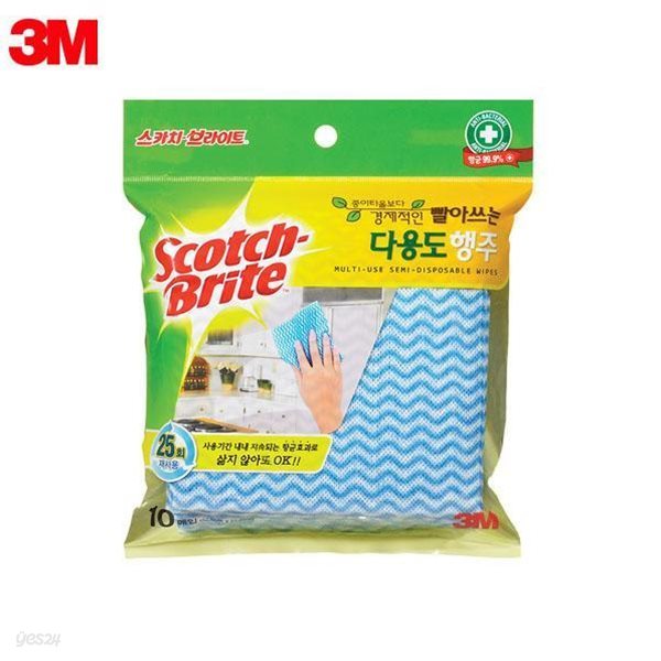 3M 빨아쓰는 다용도 행주 10개입