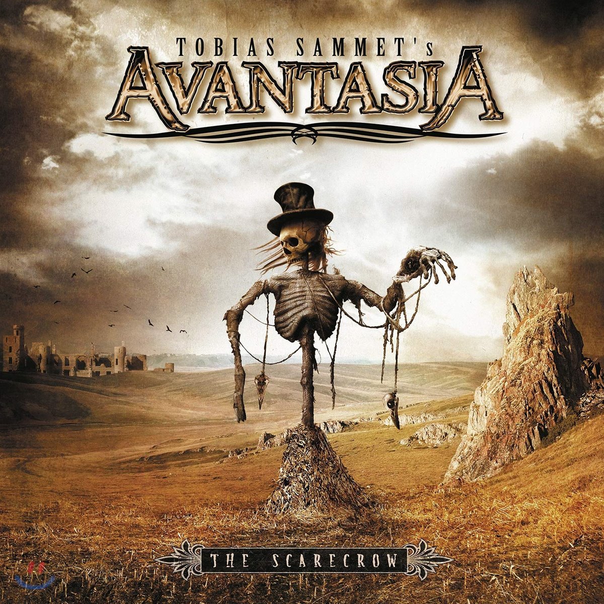 Avantasia (아반타지아) - The Scarecrow [투명 오렌지 &amp; 화이트 스플래터 컬러 2LP]