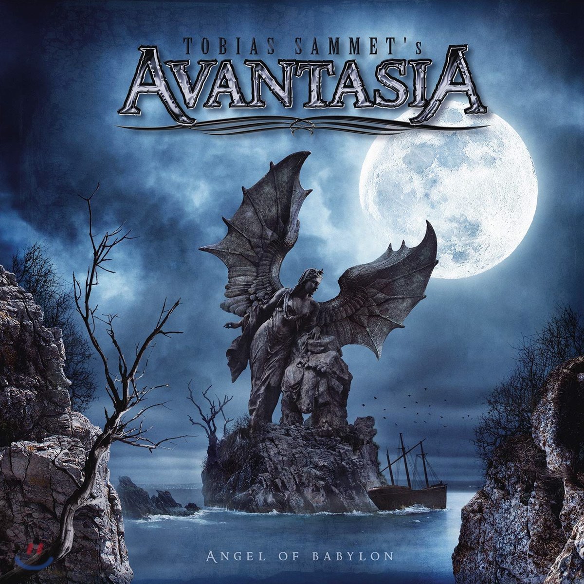 Avantasia (아반타지아) - Angel Of Babylon [그레이 화이트 & 블랙 스플래터 컬러 2LP]