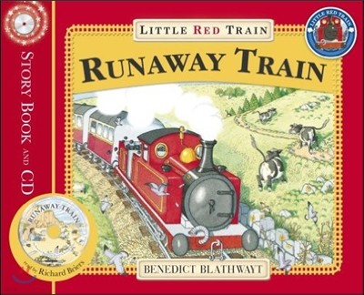 Little Red Train : The Runaway Train (Book & CD)