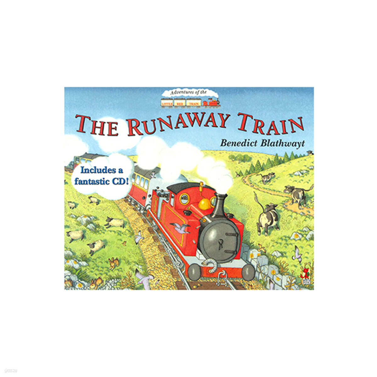 Little Red Train : The Runaway Train (Book & CD)
