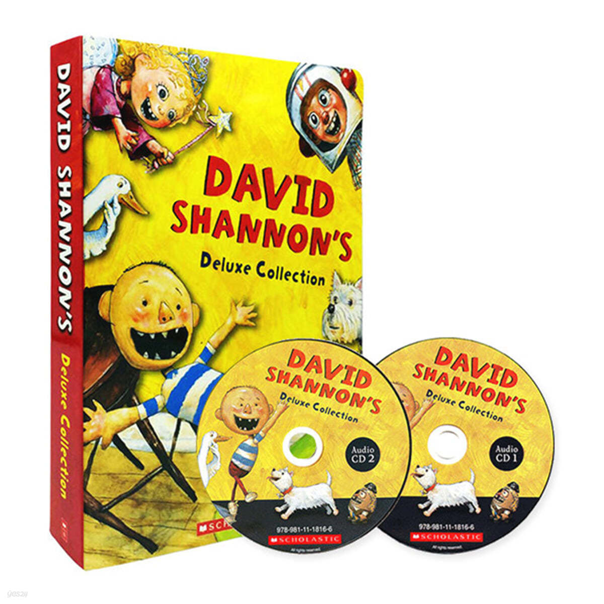 데이비드 섀넌 페이퍼백 원서 10종 박스 세트 David Shannon Deluxe Collection (10 Books & 2 CDs)