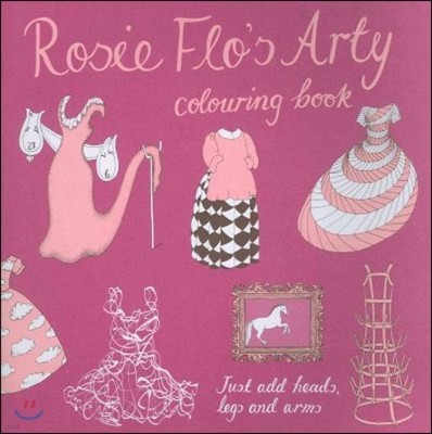 Rosie Flo's Arty Colouring Book