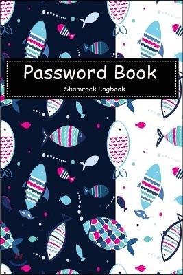 Password Book: With Doodle Fish Style Cover