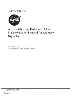 A Self-Stabilizing Distributed Clock Synchronization Protocol for Arbitrary Digraphs