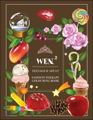 WEN 2 Teenage & Adult Fashion Therapy Colouring Book