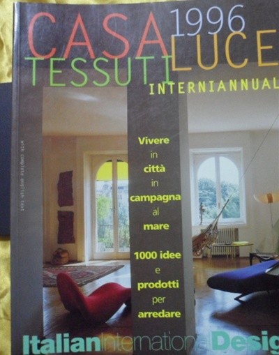 CASA LUCE TESSUTI 1996 -ITALIAN  INTERNIANUAL DESIGN  9771122342002