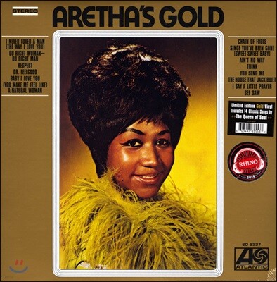 Aretha Franklin — Aretha's Gold 앨범 커버
