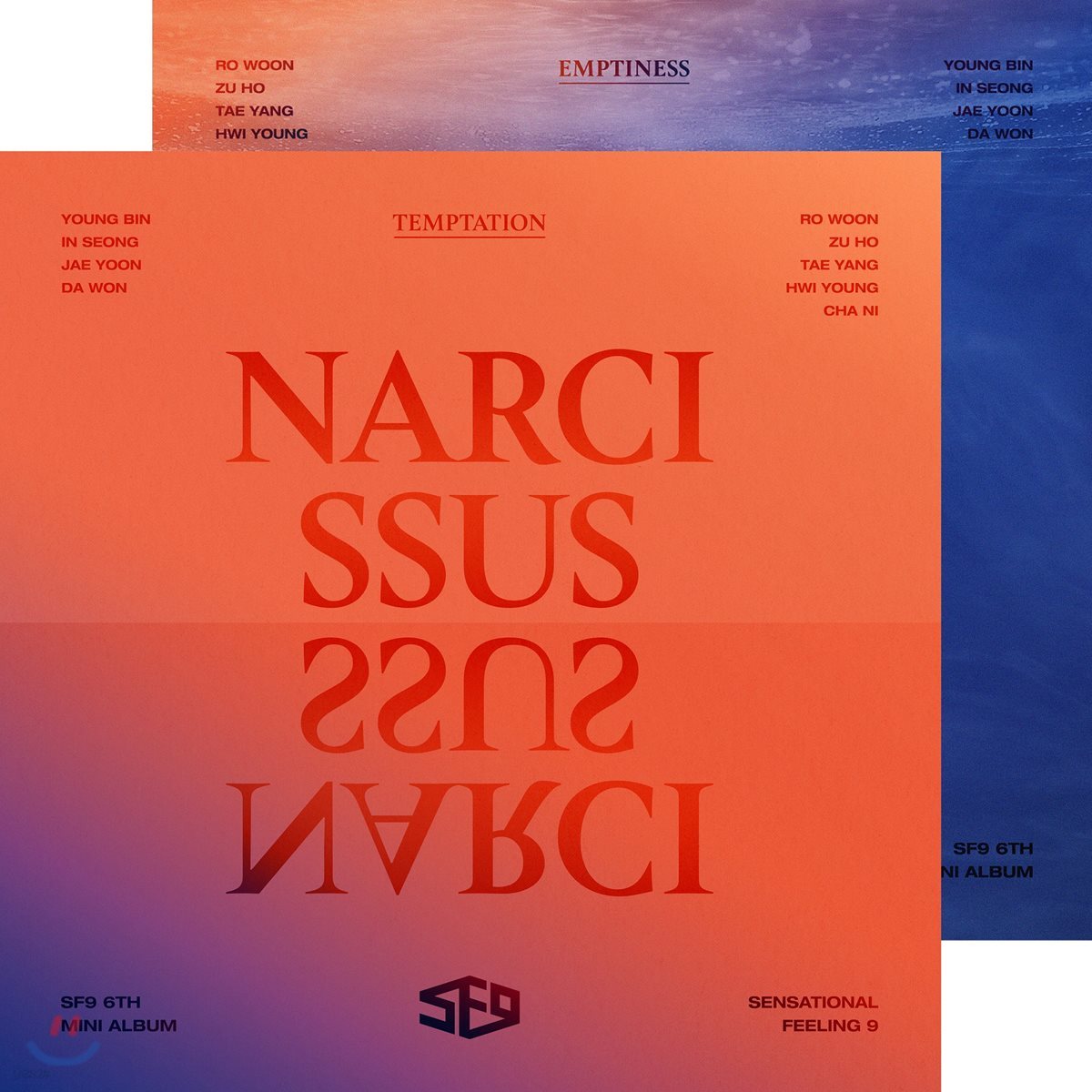 에스에프나인 (SF9) - 미니앨범 6집 : NARCISSUS [TEMPTATION+EMPTINESS ver. SET]