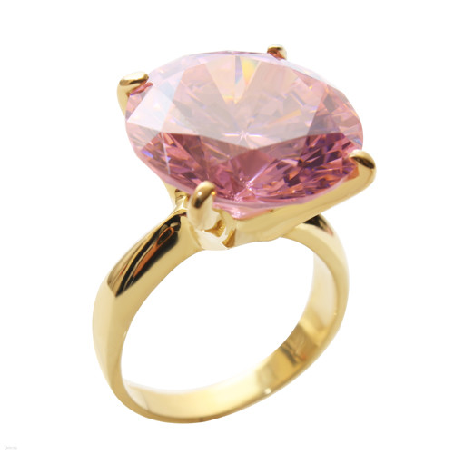 Rose solitaire ring